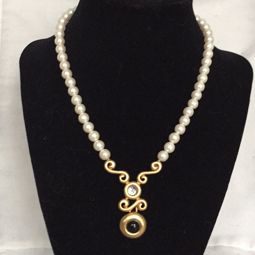 Faux Pearl Necklace